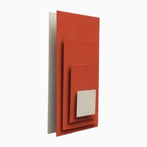 Mid-Century Minimalist Space Age Wall Lamp from Hillebrand, 1960s