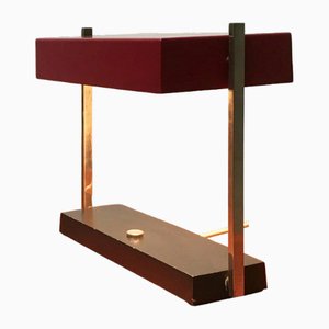 Minimalistische deutsche Mid-Century Space Age Tischlampe von Hillebrand Leuchten, 1960er
