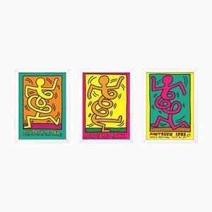 Montreux Jazz Festival Posters by Keith Haring, 1983, Set of 3