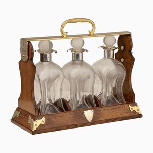 19th Century Victorian Silver Tantalus Set from Betjemanns, 1897, Set of 4