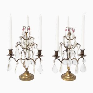 19th Century Napoleon III French Candleholders, Set of 2