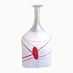 Scandinavian Glass Art Vase by Bertil Vallien for Kosta Boda, Sweden, 1980s