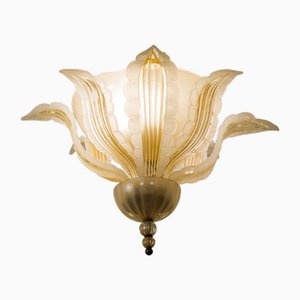 Ceiling Light with 4 Lights in Murano Blown Glass, 1960s