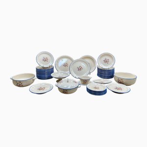 Earthenware Dinner Service from Salins Les Bains, Set of 72