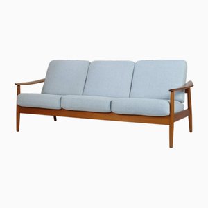 Danish Teak 3-Seater Sofa by Arne Vodder for France & Son, 1960s