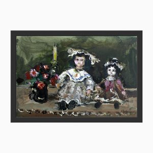Magdalena Spasowicz, Muñecas, Acrílico sobre cartón, 2005