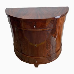 Biedermeier Demi Lune Commode in Mahogany, 1820