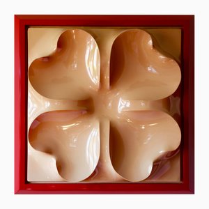 Große Pop Art Wandskulptur, 1970er