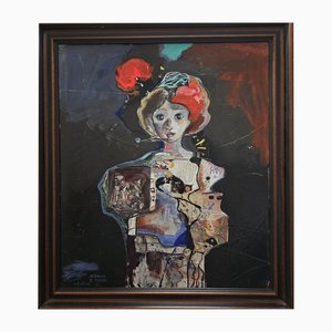 Torner De Semir, The Young Lady, Tecnica mista on Board, anni '90