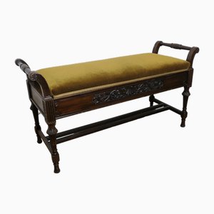 Edwardian Duet Piano Stool, 1890s