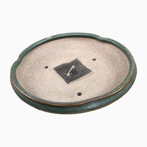 Pot à Bonsaï Rond Vintage, Japon, 1950s