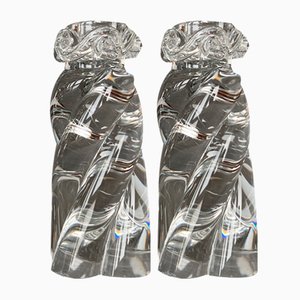 Portacandele Aladin di Baccarat, anni '50, set di 2