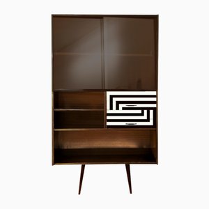 Bücherregal mit 4 Schubladen, Polen, 1970er