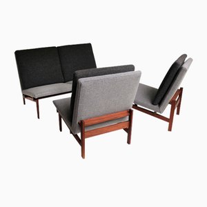 Set da salotto F181 & D181 Square Line di Kho Liang Le & Theo Ruth per Artifort, 1958, set di 3