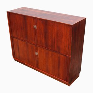 Danish Sideboard with Tambour Doors by Arne Vodder for Sibast, 1958