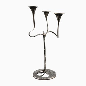 Brutalist Candlestick by Kurt Jesch for Amadeus
