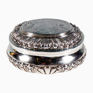 Antique Baroque Silver Sugar Box attributed to Zacharias Fayll, Vienna, 1715