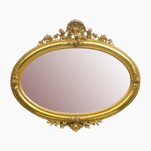 Espejo vintage bañado en oro
