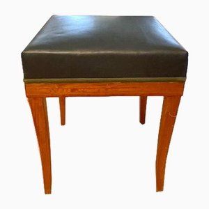 Tabouret Biedermeier en Merisier