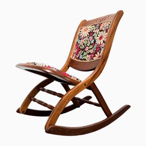 Sedia a dondolo vintage, Regno Unito, anni '60