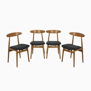 Mid-Century Esszimmerstühle Modell 5912 von Zamojska Furniture Factory, 1960er, 4er Set