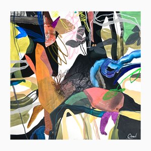 Maria Esmar, Untitled, Mixed Media on Canvas