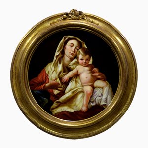 Ciro De Lucia, Maternità, anni '90, Olio su tela, Con cornice