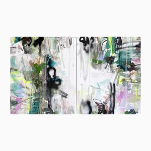 Maria Esmar, Journey of Discovery, Acrylique sur Toile, Set de 2