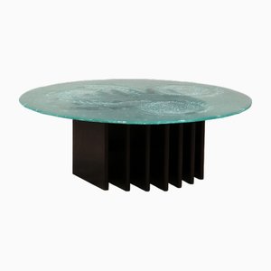 Sculptural Glass Coffee Table by Heinz Lilienthal, Germany, 1970s