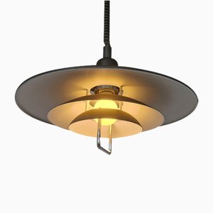 Vintage Swedish Rise and Fall Ceiling Lamp, 1970s