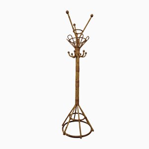 Portemanteau en Bambou et Rotin, 1950s