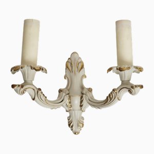 Baroque Wall Sconces in Brass, 1960s