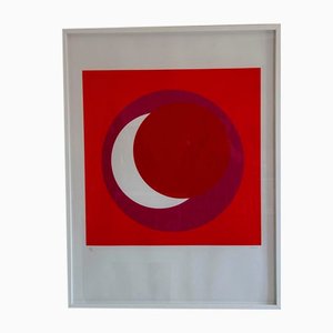 Poster litografia di Geneviève Claisse, anni '60