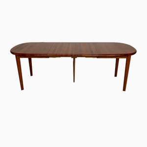 Table de Salle à Manger Extensible Vintage en Teck, Danemark, 1970s
