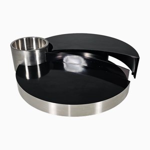 Coffee Table with Dry Bar by Massimo Papiri for Mario Sabot, 1970s