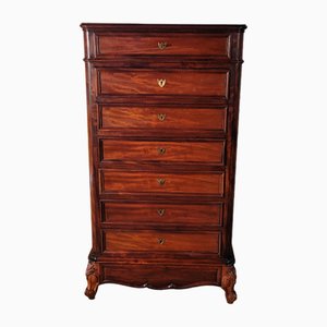 Large 19th Century Chest of Drawers in Mahogany
