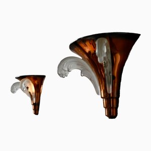 Vintage French Wall Lights, 1930, Set of 2