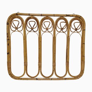 Appendiabiti Entrance in bambù e vimini, anni '50