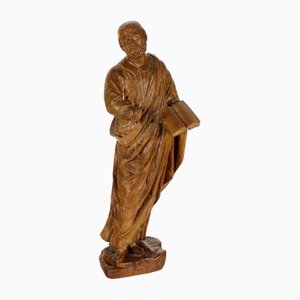 Figure of Philosopher Wooden Sculpture