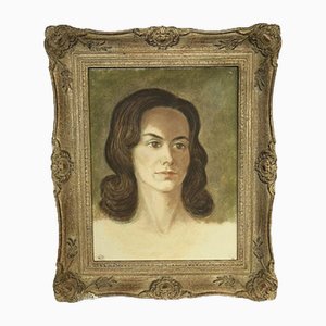 Richard Sherrin, Portrait, 1930s, Painting on Canvas, Framed