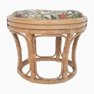 Vintage Rattan Stool, 1960s