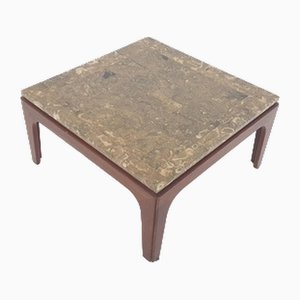 Mid-Century Fossil Stone Coffee Table, 1970s