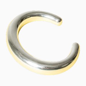 Bracciale rigido Aura in argento di Anne Ammitzbøll, anni '70