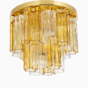 Tronchi Murano Glas Einbauleuchte von Kalmar, 1960er