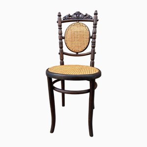 Bistro Cafe Chair in Bentwood from Fischel, 1910s
