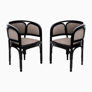Set of Art Nouveau Armchairs Model 716/F by Gustav Siegel for Jacob & Josef Kohn, 1901