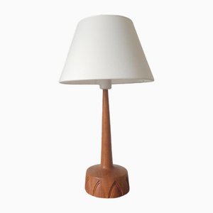 Lampe de Bureau en Teck, Suède, 1960s