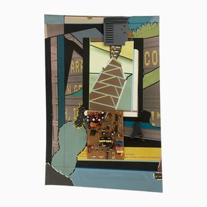 Renato Volpini, Komposition mit Leiterplatten, 1970er, Mixed Media