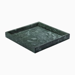 Green Guatemala Marble Square Tray by Royal Bee Design