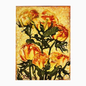 Kristine Kvitka, Rose, 2010, Olio su tela